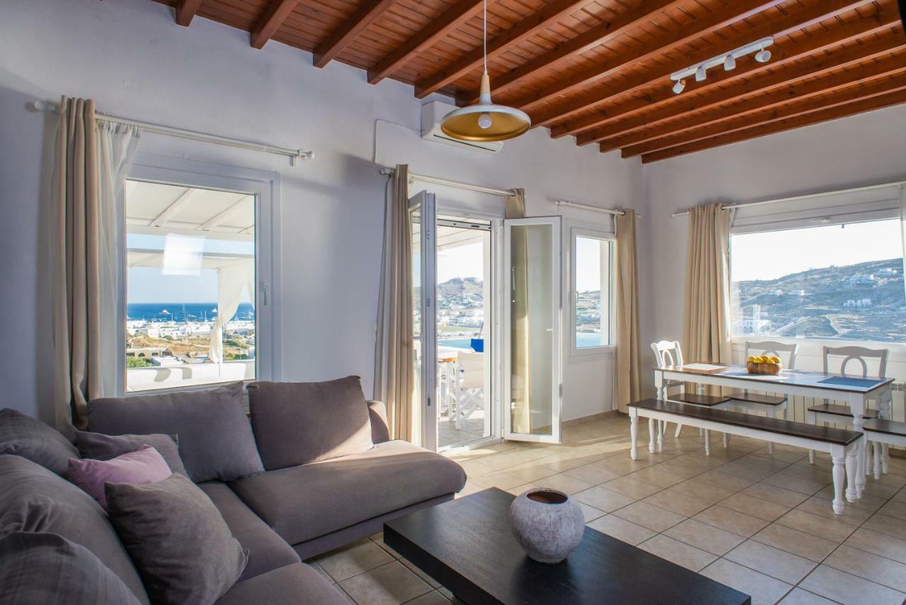 The Corfos Hills House Villa Mykonos Town Bagian luar foto