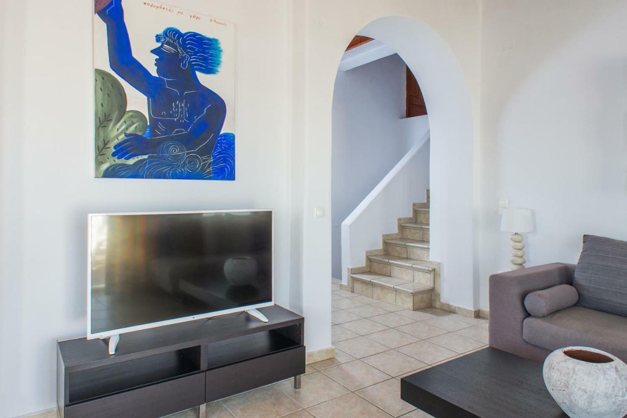 The Corfos Hills House Villa Mykonos Town Bagian luar foto
